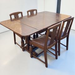 Vintage Table and Chairs X 4 - Extending