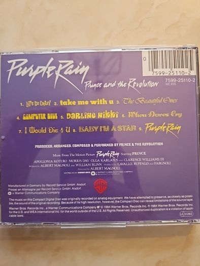 Prince CD - Purple Rain