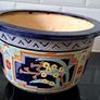 Large decorative ceramic planter - oriental style Image 4