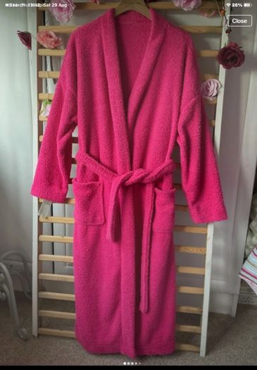 dressing robe bnwt size medium cerise pink skims dupe