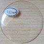 Glass Crystal for Hunter Case Pocket Watch - NOS . 46.4 mm Diameter Image 2