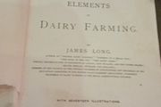 Elements Of Dairy Farming By James Long
