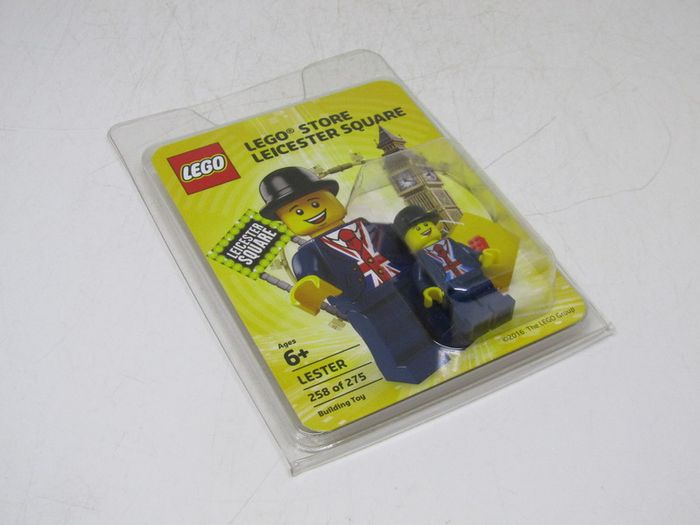 Lego Lester Minifigure - London Leicester Square Limited Edition Exclusive 258 of 275 Plus extras EXTREMELY RARE