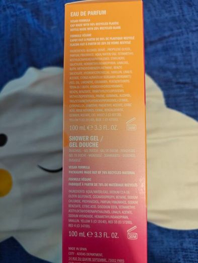 Adidas perfume set