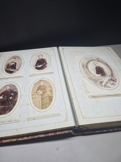 Antique Victorian / Edwardian Photo Album with Original Photographs