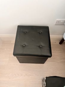 Footstool with storage