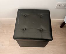Footstool with storage
