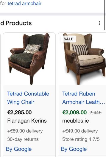 Tetrad armchair