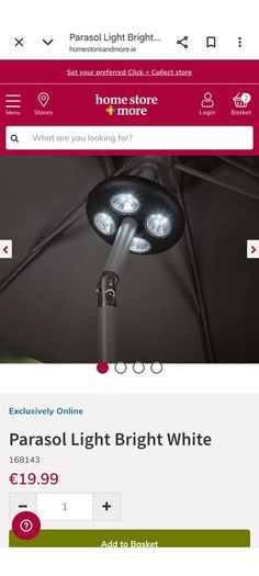 Garden Umbrella used once