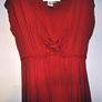 Red Dress, Max Studio, Sz L, Viscose, Knee-length Image 6