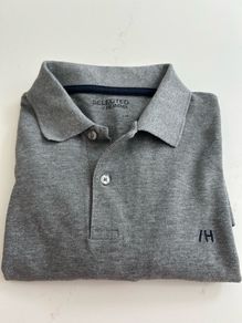 Selected grey t shirt size L