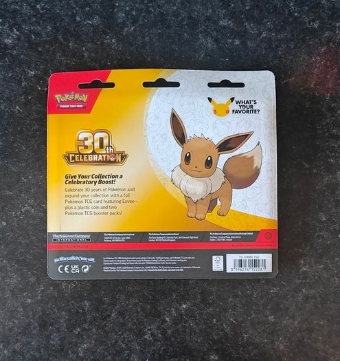 FREE Tracked Shipping. Pokemon 30th Celebration 2 pack Blister