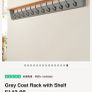 Coat Rack with Shelf - 12 Hooks Image 6