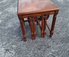 A beautiful and very unusual nest of tables