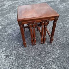 A beautiful and very unusual nest of tables