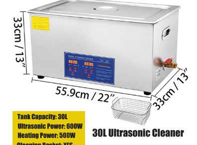 30L Ultrasonic Cleaner Lave-Dishes Portable Washing Machine Diswasher Ultrasound Home Appliances