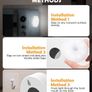6 Motion Sensor Lights Indoor Cool White (Magnetic / USB Charging) Image 5
