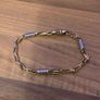 Vintage 9ct Yellow and White Gold Bracelet Image 5