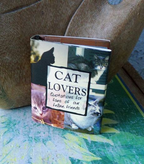 Cat Lovers Quotations For Fans of Our Feline Friends, miniature cat book