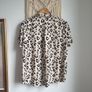 Leopard Print Viscose Blouse Size Large Image 5