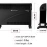 Convector Radiator Heater 2000W Room Heating with Adjustable Thermostat MULTIPLE COLOURS AVAILABLE (FREE POSTAGE) Image 5