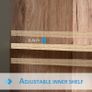 Under Sink Storage Cabinet Floor Standing Cupboard w/ Adjustable Shelf Bathroom Cabinet 2 Doors  (FREE SHIPPING) Image 8