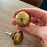 Gold hammered knobs x12 Image 2