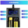 SOAIY Universal LCD Battery Charger 18650 Intelligent Charging Station with Display Image 3