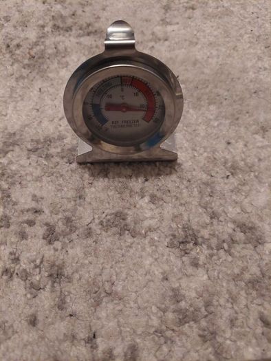 Fridge and freezer thermometer