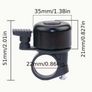 Loud & Clear Alloy Silver Bike Bell - Easy Install, new. Image 2
