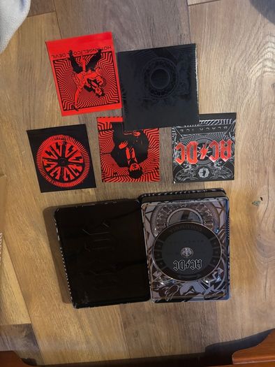 ac/dc black ice limited edition steel box cd + dvd