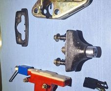 BMW e30 boot lock assembly