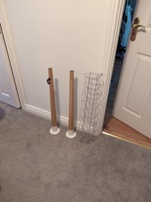 IKEA Bamboo Legs and Cable management