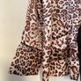 TOPSHOP Petite Animal Print Wrap Pyjama Shirt Size 10! Image 4