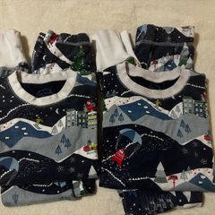 Leigh Tucker Willow matching family Christmas pyjamas x2