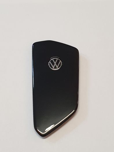 Genuine VW Golf Mk 8 VIII ID3 ID4 Key Fob Battery Back Cover 2021- On Piano Black Gloss New