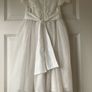 John Rocha Ivory dress with lace and silk ribbon age 5 Image 2