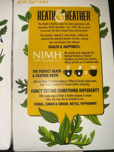 Camomile tea 75 g