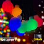 Solar String Lights, 12M/39Ft 120 LED Solar Fairy Garden Lights Multicolor Globe Lighting 8 Modes Waterproof Ball Solar Powered Lights for Garden Christmas Bedroom Wedding Festival Party Decoration Image 2