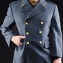 100% wool coat from the Swedish Army, Size EU 48 Image 2