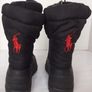 Ralph Lauren Polo Black Waterproof Snow Boots Image 3
