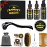 Beard Kit,Beard Growth Care Grooming Kit w/Beard Wash/Shampoo,2 Pack Beard Growth Oil,Beard Balm,Beard Brush,Beard Comb,Scissors,Beard Shaper,Best Beard Mens Gifts for Men Dad Him Christmas (FREE POSTAGE) Image 4