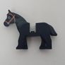 Vintage LEGO Castle Black Horse Image 2