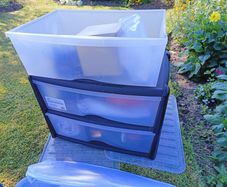 Complete set of camping equipment