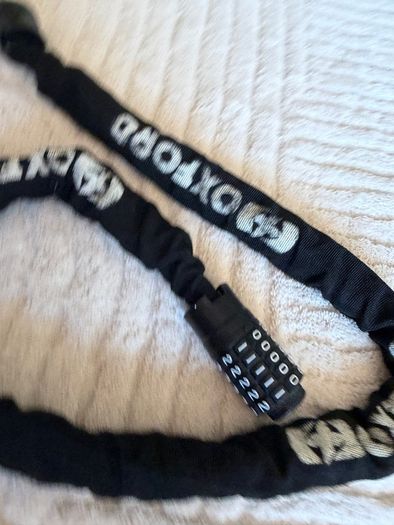Oxford Heavy Duty Combination Chain Lock 5Digit Black