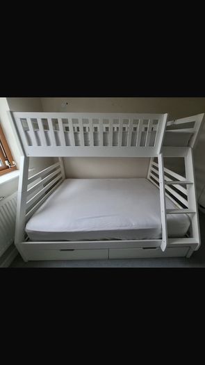States White Triple Bunk Sleeper by Sweet Dreams - FRAME ONLY
