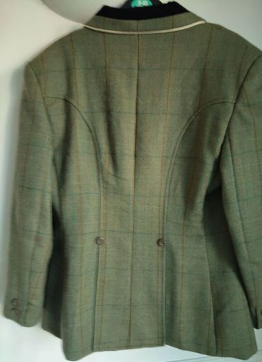 Quality Girls Tailored Tweed Show Equestrian Horse Jacket By Dublin