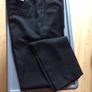 Men's trousers. W34'' L33''. Slim fit. New. Black Image 3