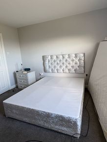king size base and headboard