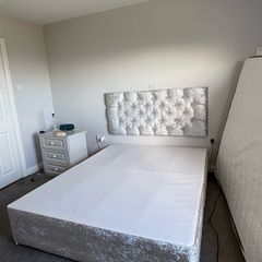 king size base and headboard